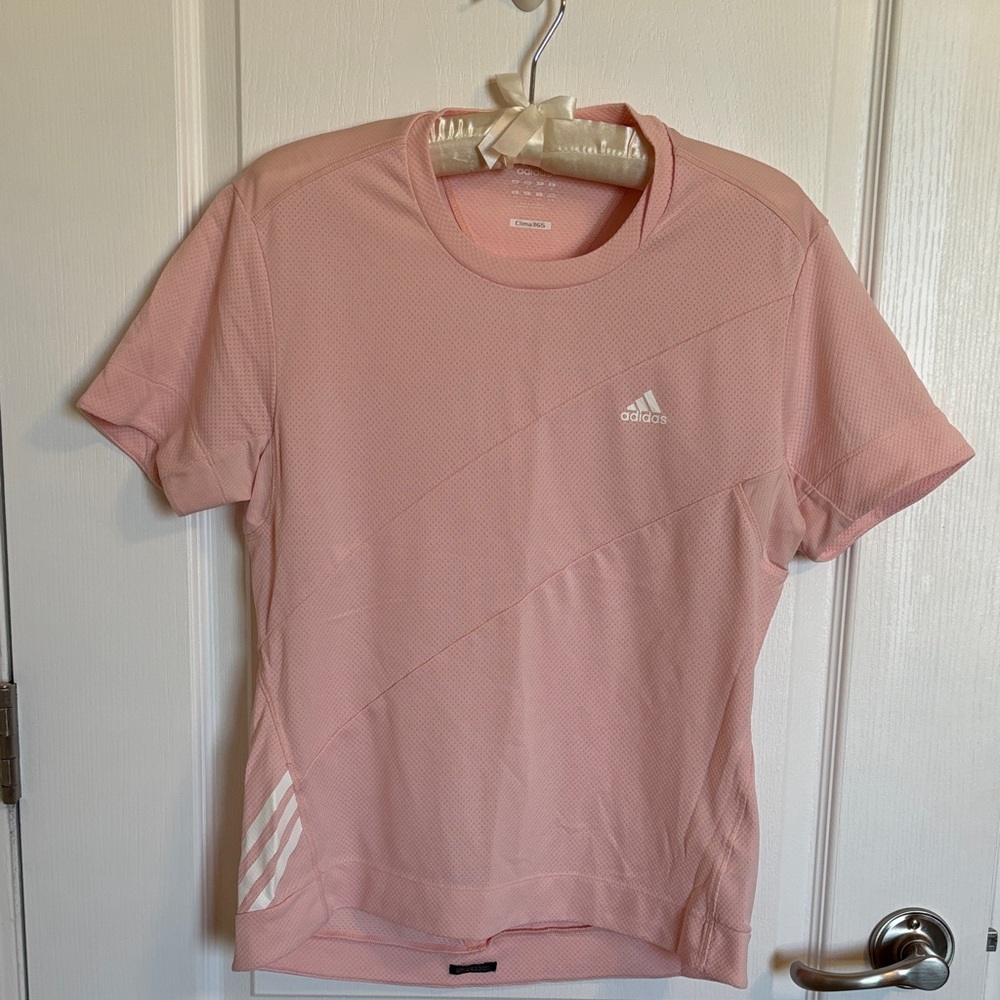 Adidas Clima365 Light Pink Athletic Tee